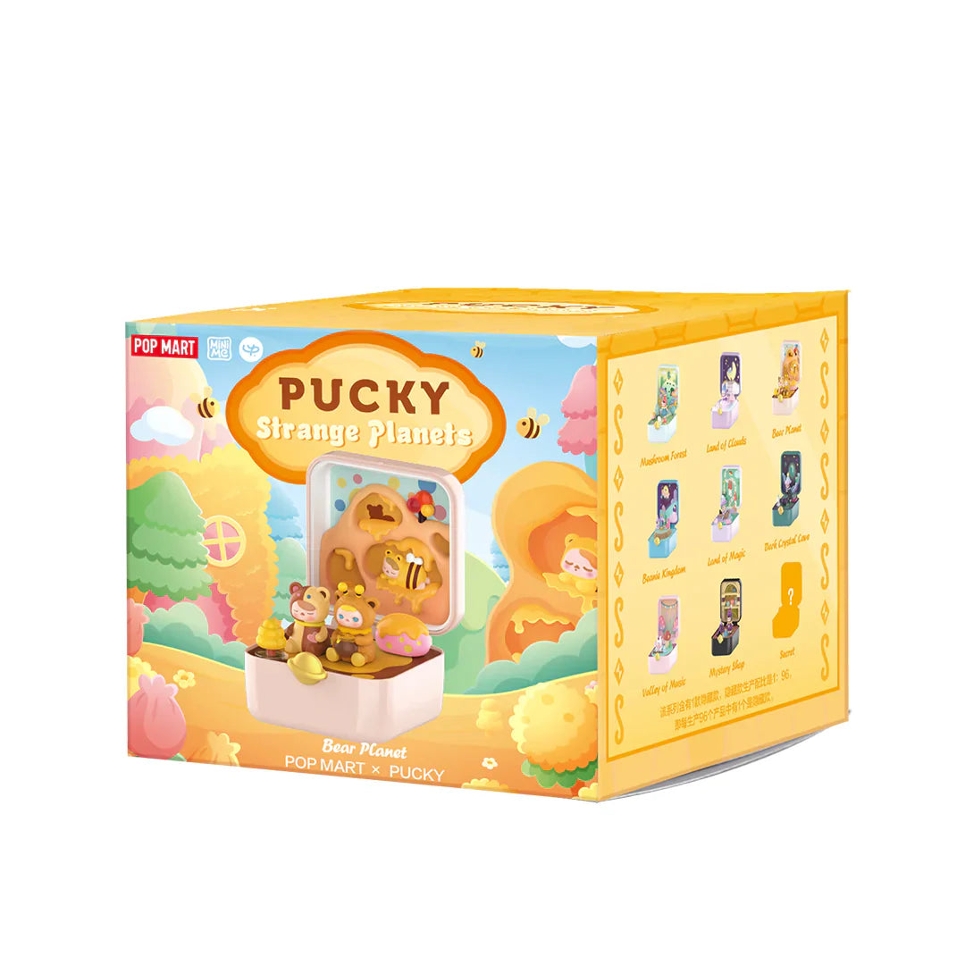 POP MART PUCKY Strange Planets Series Blind Box Collectible Figure Set - Perfect for Display, Gift Giving & Anime Fans Collection