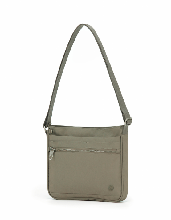 TOSCA TCA985 Anti-Theft Crossbody Bag for Women - Taupe - Secure & Stylish for Travel, Commuting & Daily Use