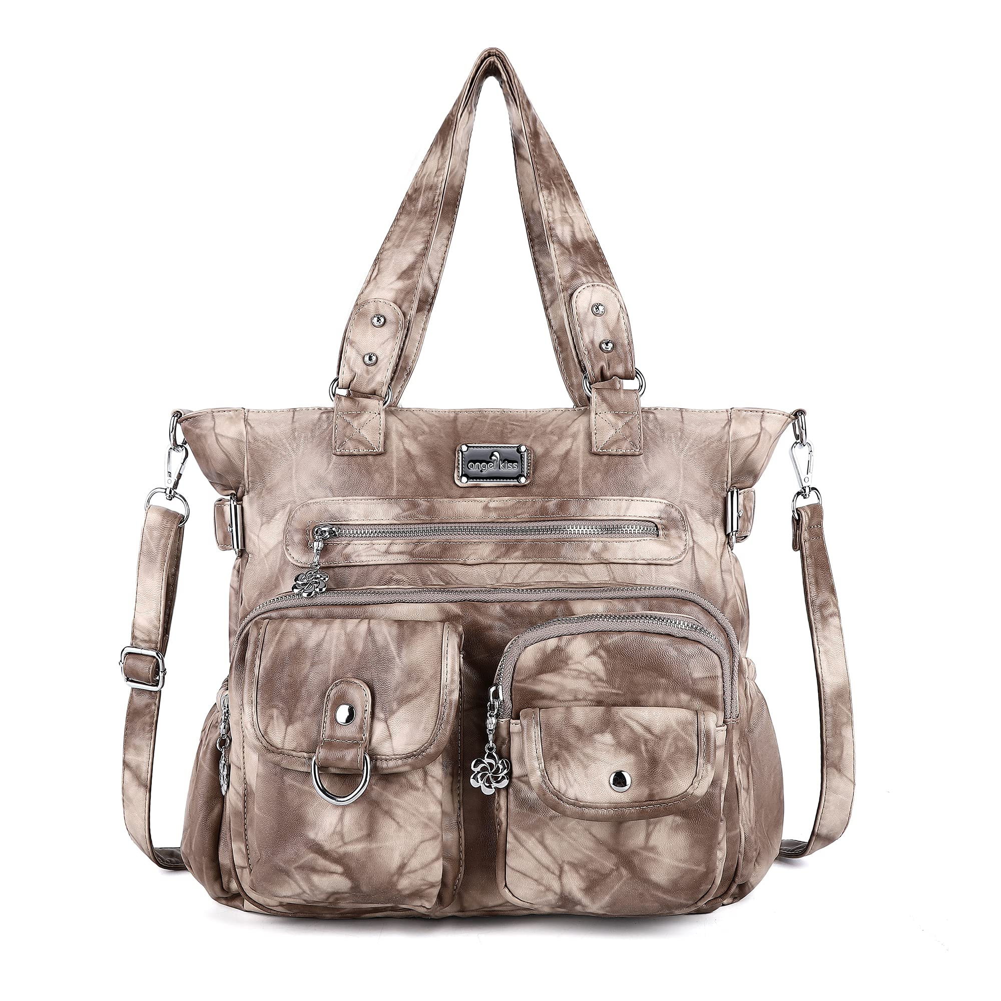 Angelkiss Women's Soft Leather Hobo Bag - Stylish Satchel Shoulder Purse & Tote Crossbody Handbag for Ladies | Perfect for Work, Travel & Everyday Use