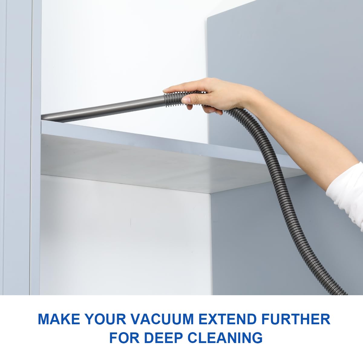 Dyson V15 V12 V11 V10 V8 V7 Vacuum Dryer Lint Attachment - Flexible Crevice Tool & Hose for Dryer Vent Cleaning, Car Detailing & Home Maintenance | Compatible with Dyson Outsize Vacuum Cleaners