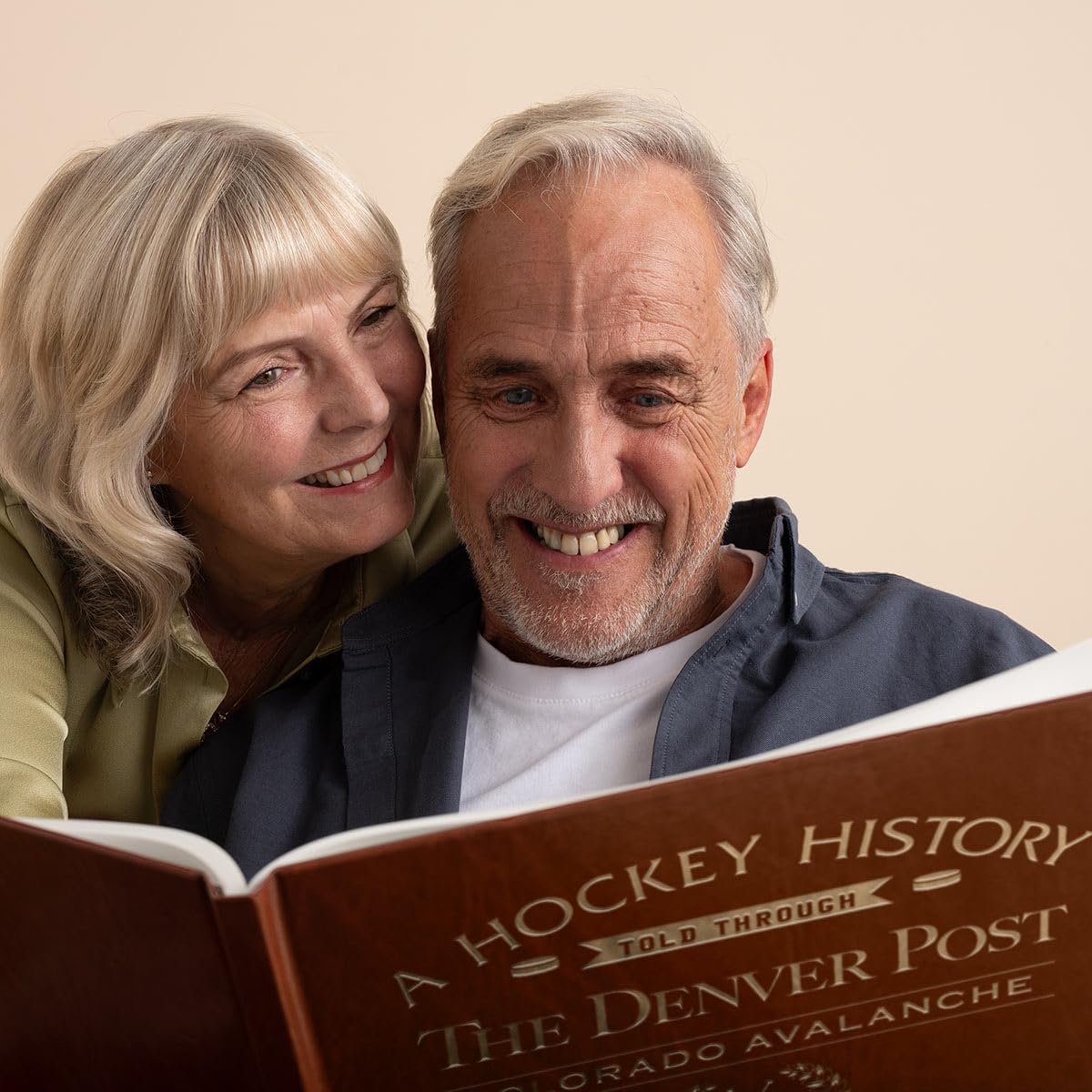 Personalized NHL Ice Hockey History Book - A3 Large Deluxe Hardcover with Gold Embossed Name - Unique Keepsake Gift for Hockey Fans - Perfect for Anniversaries, Birthdays & Sports Memorabilia Collections