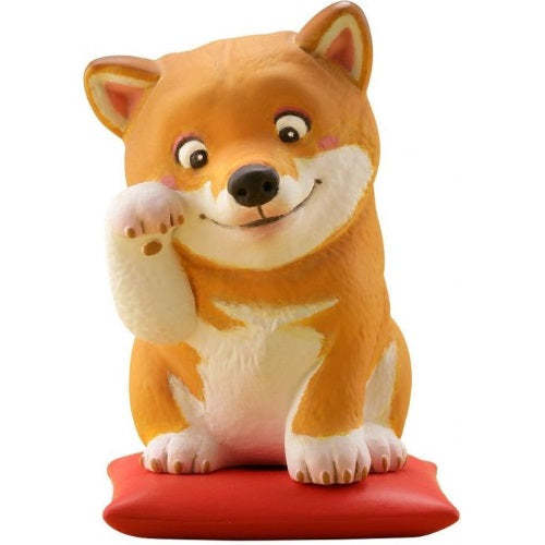 MiniQ Sato Kunio's Lucky Dog 2 Inch Kaiyodo Mini Figure - Cute Collectible Vinyl Toy for Anime Fans, Perfect for Desk Decor, Gift Giving & Kawaii Collections
