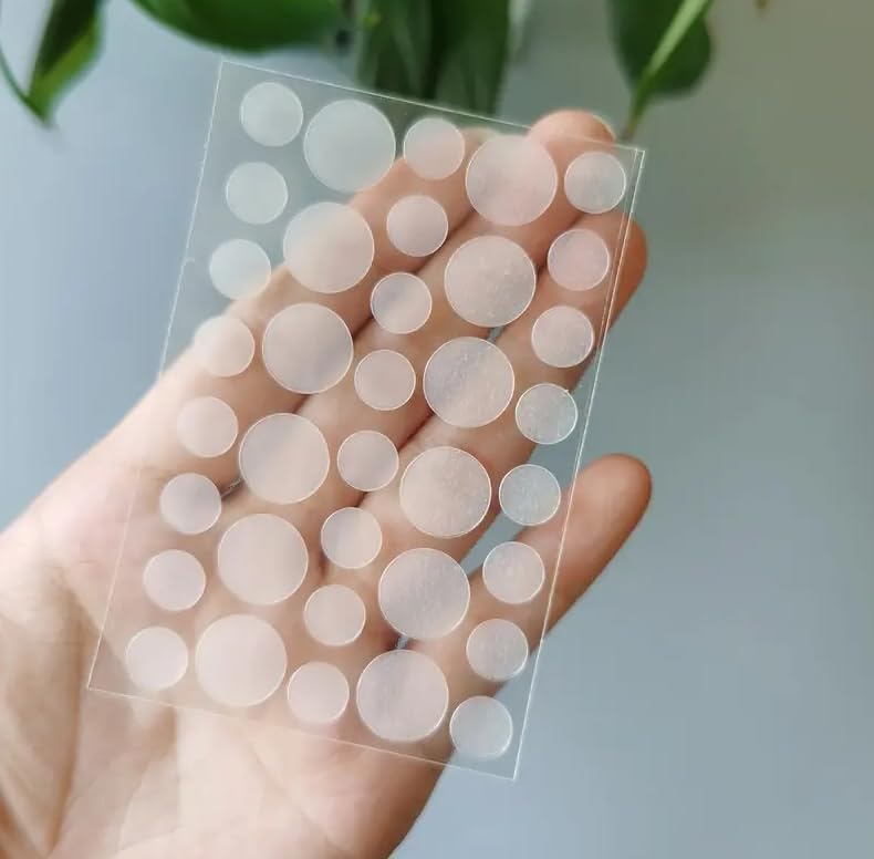 Beambox Hydrocolloid Acne Pimple Patches for Face - 72 Count (8mm & 12mm) | Invisible, Waterproof Spot Treatment for Overnight Healing | Absorbs Excess Oil & Reduces Breakouts | Perfect for Daily Skincare & Travel
