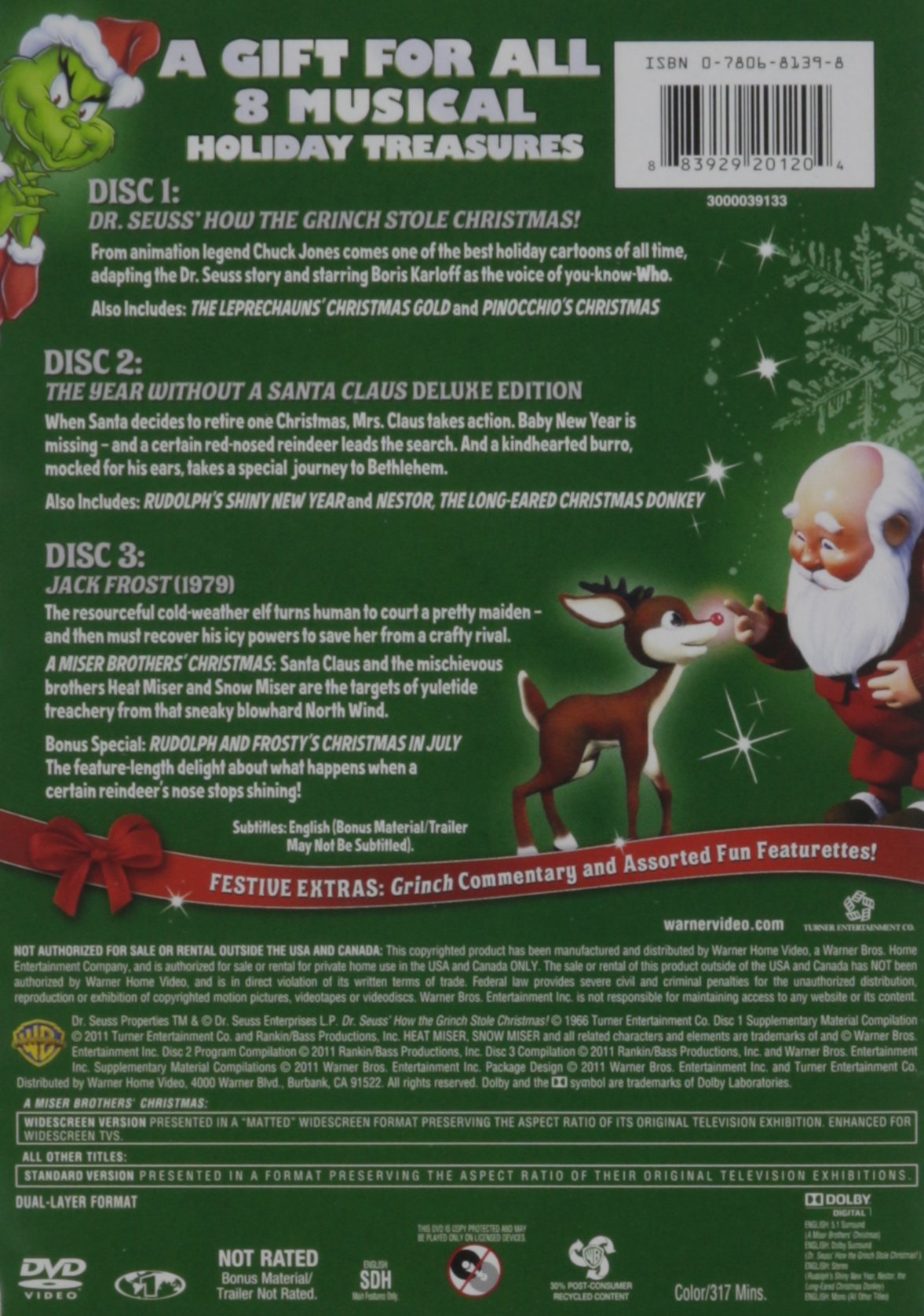 Santa's Magical Stories - Christmas Holiday DVD & HD Digital Download - Perfect for Family Movie Nights & Festive Gatherings