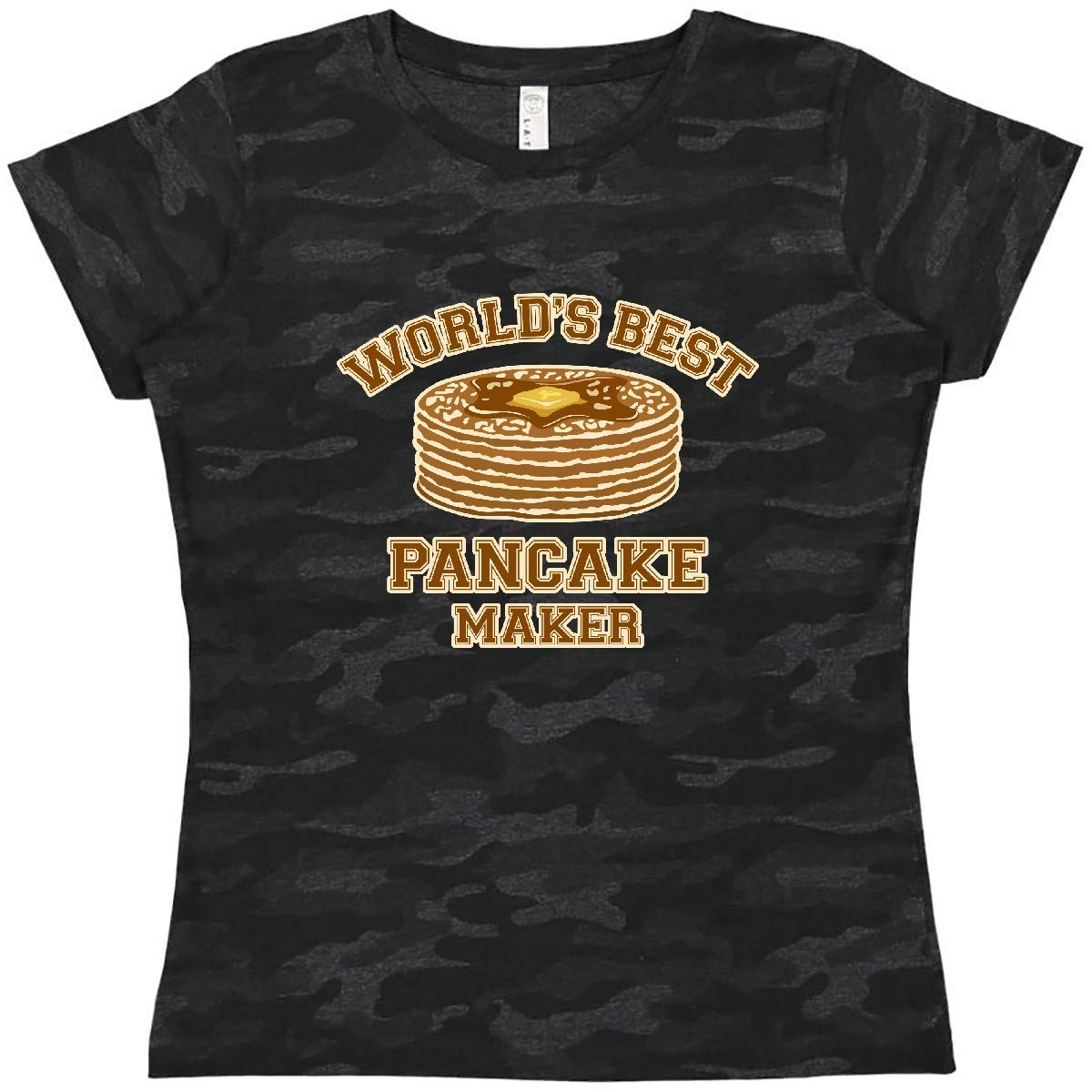 Inktastic Best Pancake Maker Women's T-Shirt - Funny Breakfast Lover Gift for Chefs & Home Cooks - Perfect for Cooking Enthusiasts & Brunch Parties
