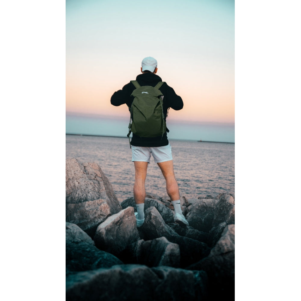NIID VIA SERIES Modified Outdoor Backpack 9L & 28L Light Gray - Durable Hiking & Travel Daypack for Camping, Commuting & Adventure