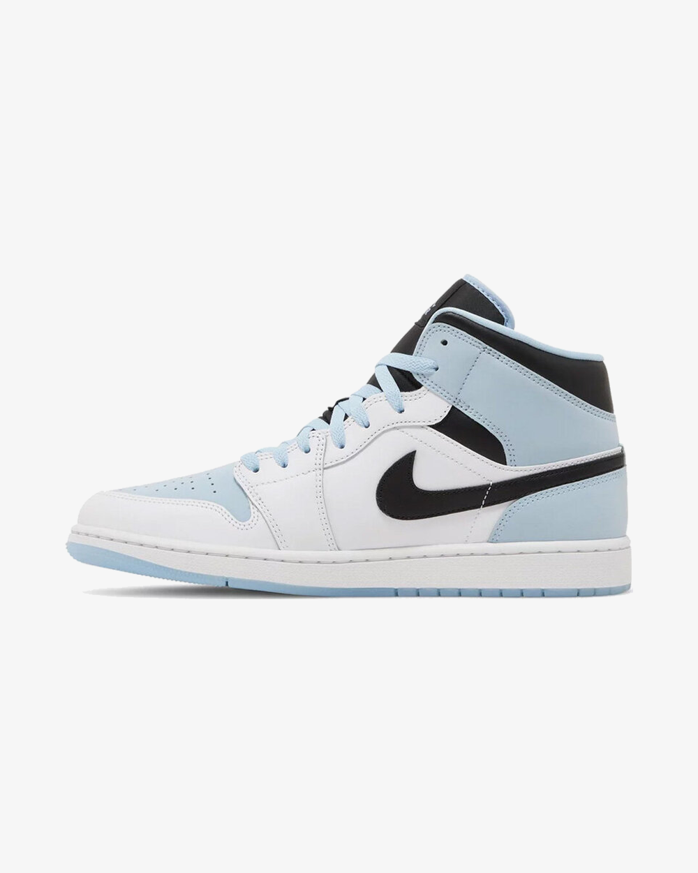 Nike Air Jordan 1 Mid SE White Ice Blue 2023 - Men's Basketball Shoes for Casual Wear & Street Fashion