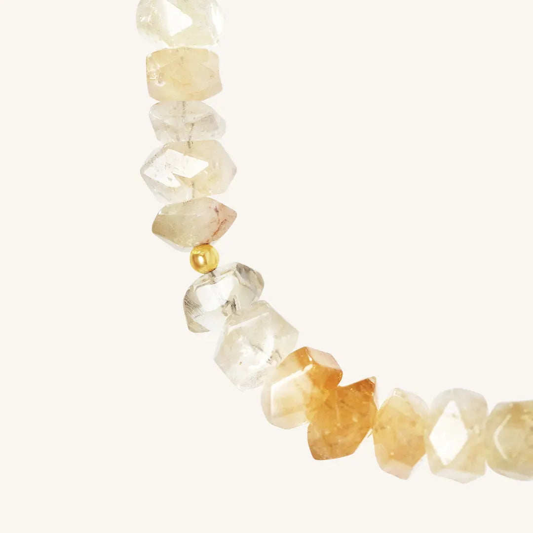 Myall Citrine Necklace - Natural Gemstone Jewelry for Confidence & Success | Perfect for Everyday Wear, Gifts & Spiritual Healing