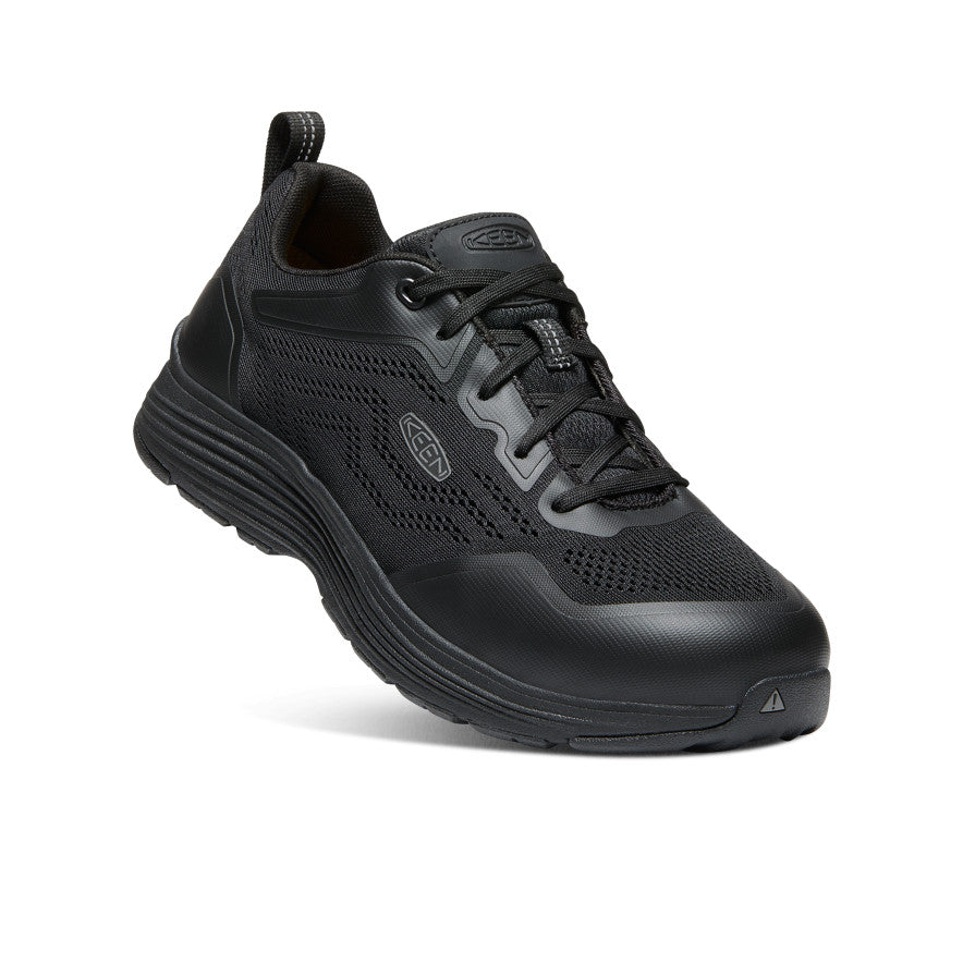 Sparta 2 Men's Aluminum Toe Work Boots - Black/Black | Durable Safety Shoes for Construction, Warehouse & Outdoor Work