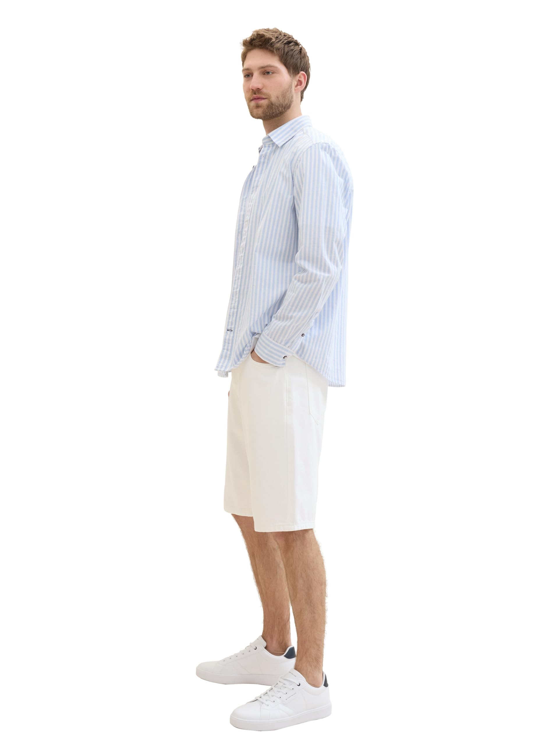 TOM TAILOR Men's Morris Relaxed Fit Shorts - Comfortable Casual Summer Shorts for Outdoor Activities, Travel & Lounge Wear