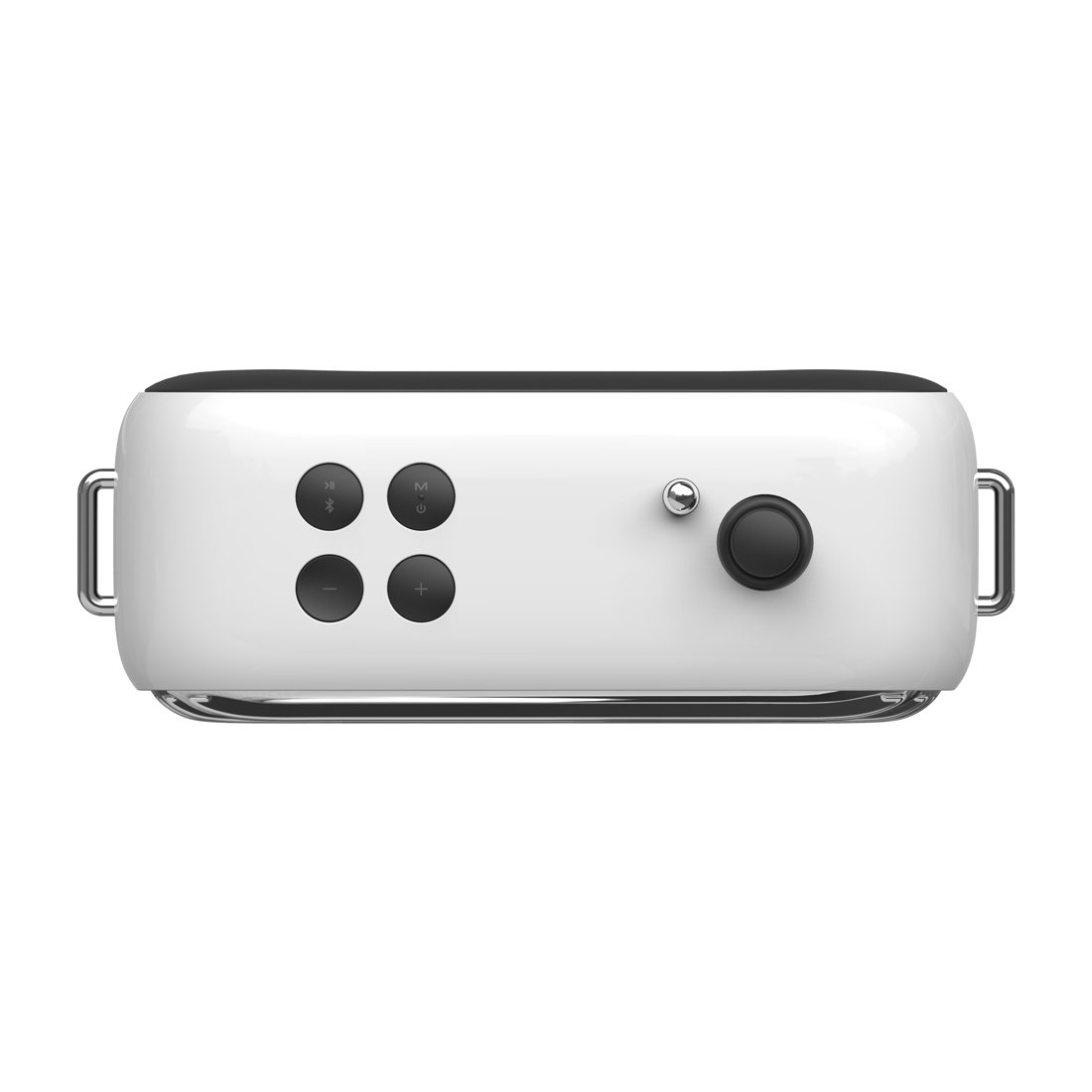 LoFree Poison Wireless Bluetooth Speaker - Portable Waterproof Speaker with Rich Bass, 20H Playtime, White - Perfect for Outdoor, Travel, Beach & Party