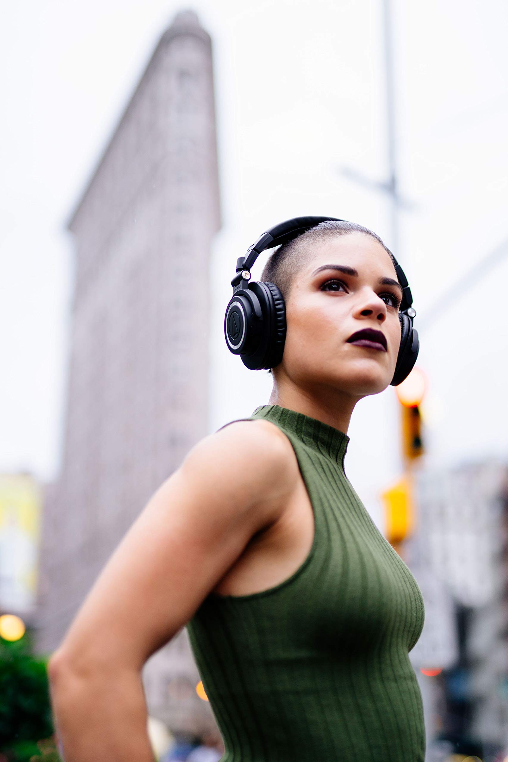 Audio-Technica ATH-M50xBT Wireless Bluetooth Over-Ear Headphones (Renewed) - Professional Studio Monitoring & Wireless Music Listening for Home, Travel & Gaming