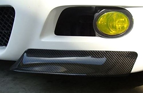 100% Real Carbon Fiber CSL Style Front Bumper Lip Splitter for 2001-2006 BMW E46 M3 - Enhance Sporty Look & Aerodynamics for Street & Track Performance