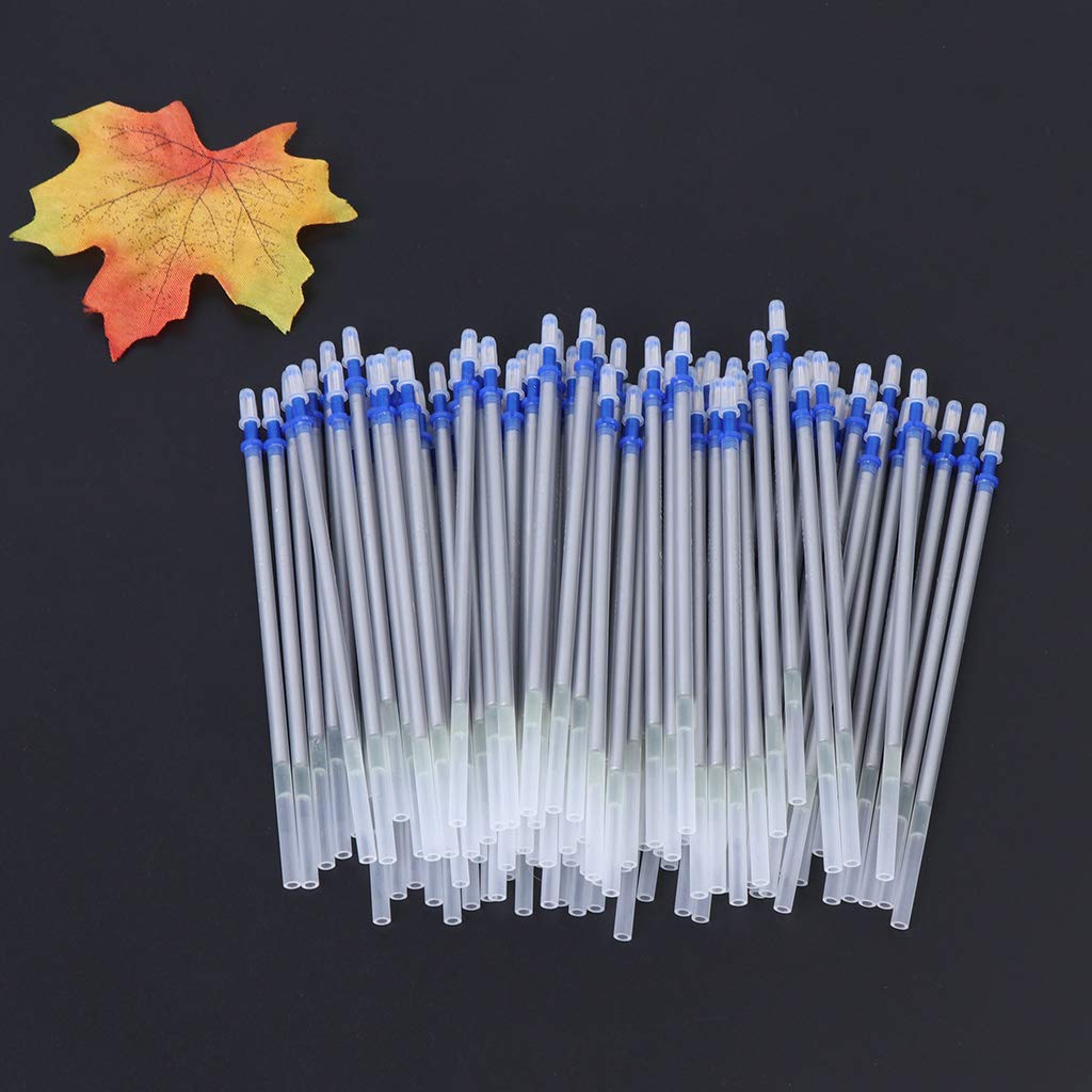Dsxnklnd 100pcs Silver Lead Refill Pens - Fabric & Leather Marking Pens for Shoes, Bags, DIY Crafts | Perfect for Professional Tailoring, Leatherworking & Shoe Repair