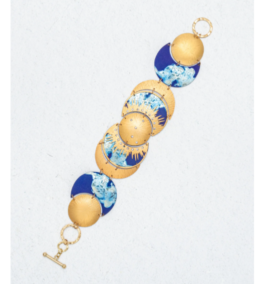 Selena Midnight Blue Bracelet for Women - Elegant Beaded Jewelry Gift for Party, Wedding & Evening Wear