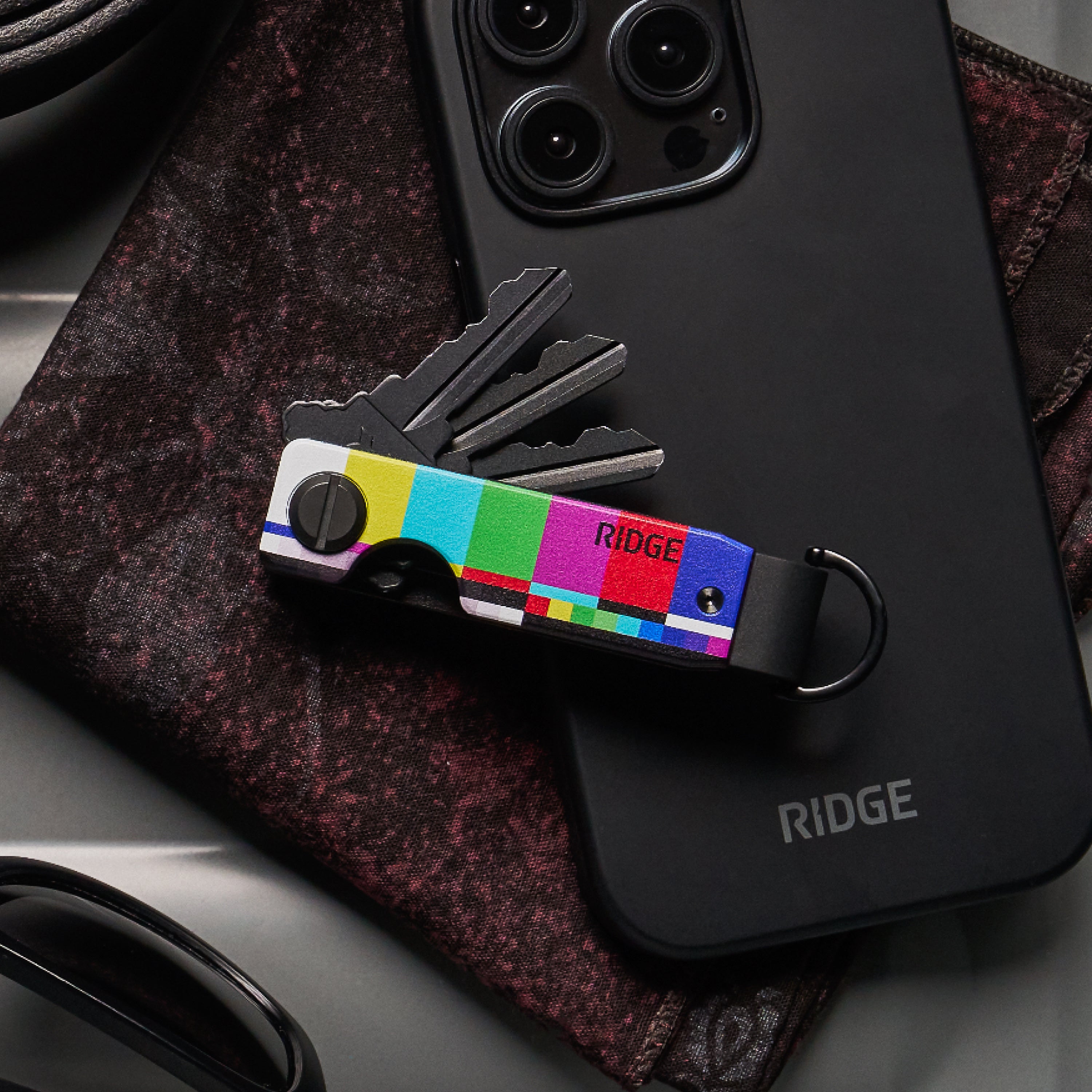 The Ridge KeyCase - RFID Blocking Slim Wallet with Money Clip - Perfect for Travel, Business & Everyday Carry (Test Card Included)