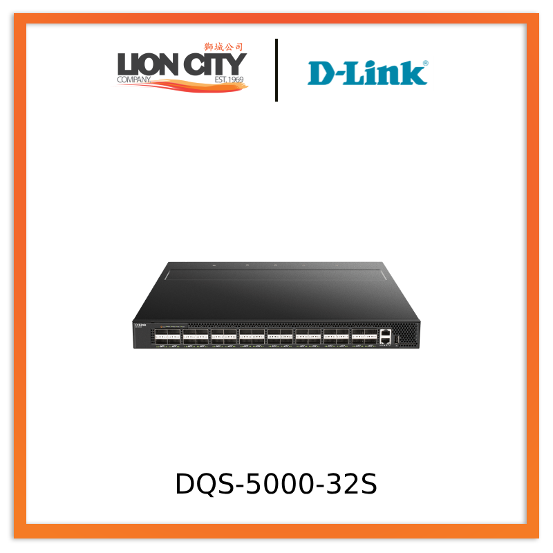 D-Link DQS-5000-32S 32-Port 40G Data Center Switch - High-Speed Network Switch for Cloud Computing & Enterprise Data Centers (Pre-Order)