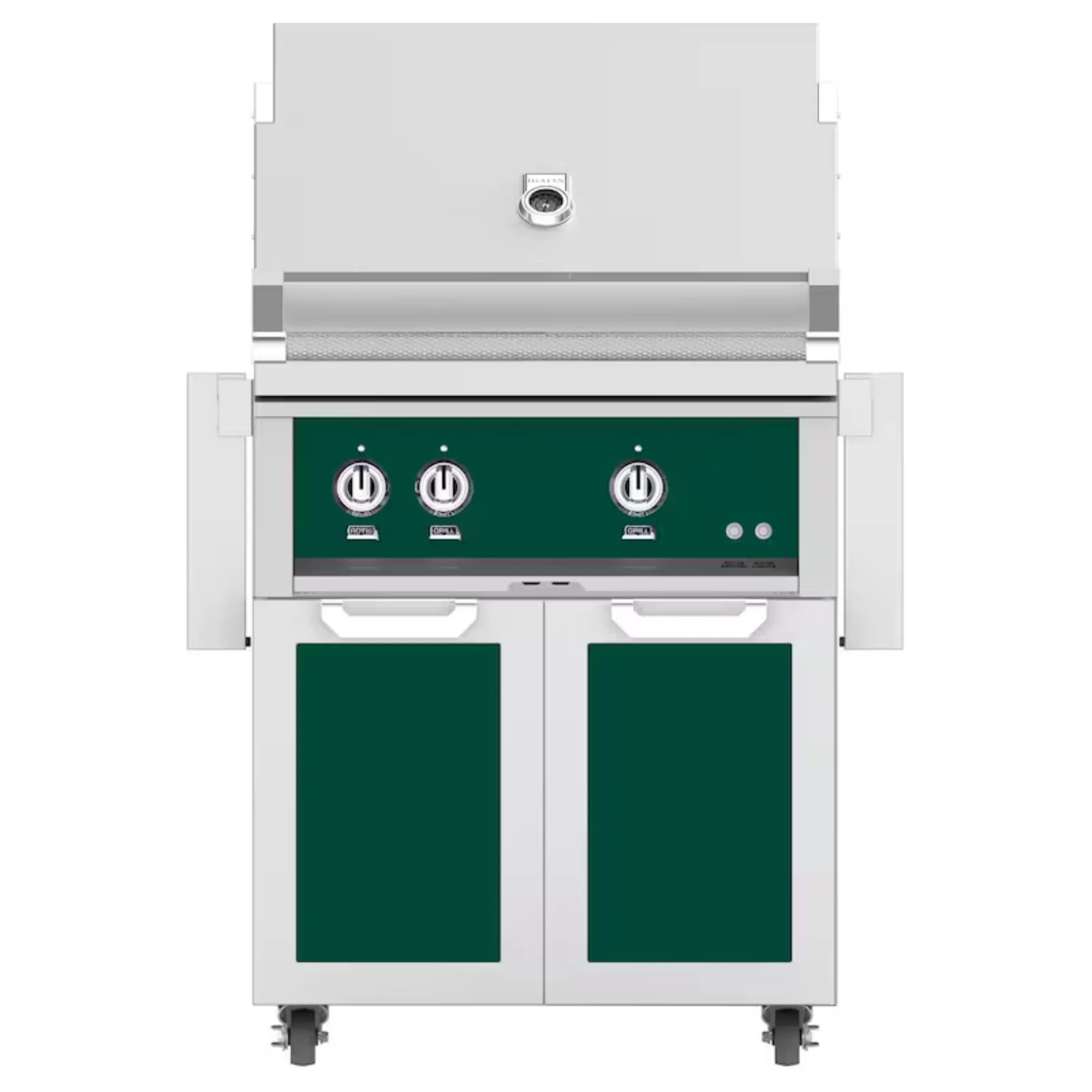 Hestan 30-Inch Freestanding Gas Grill with Double Access Doors - GBR30 GCD30 - Perfect for Outdoor Cooking, Backyard BBQs, and Patio Entertaining