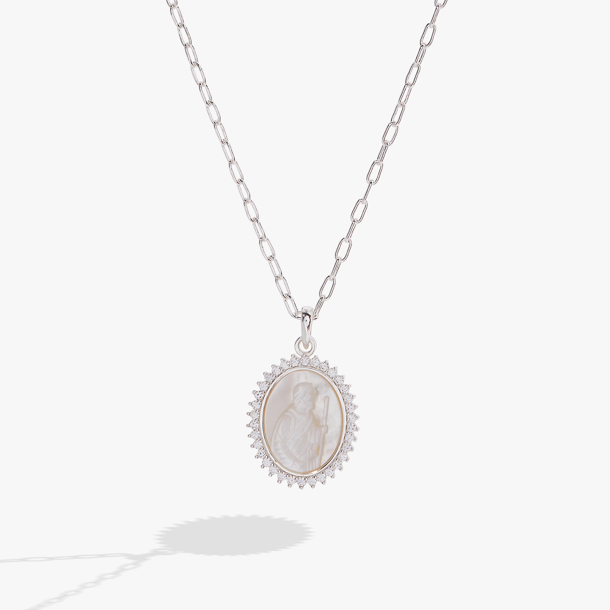 St. Christopher Pendant Necklace - Religious Jewelry for Men & Women - Catholic Gifts for Travel Protection & Blessings - Perfect for Daily Wear, Travel, Baptism & Confirmation Gifts