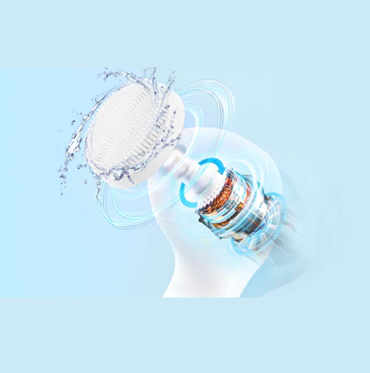 Electric Facial Cleansing Brush - 3-in-1 Waterproof Exfoliator for Spa & Daily Skincare
