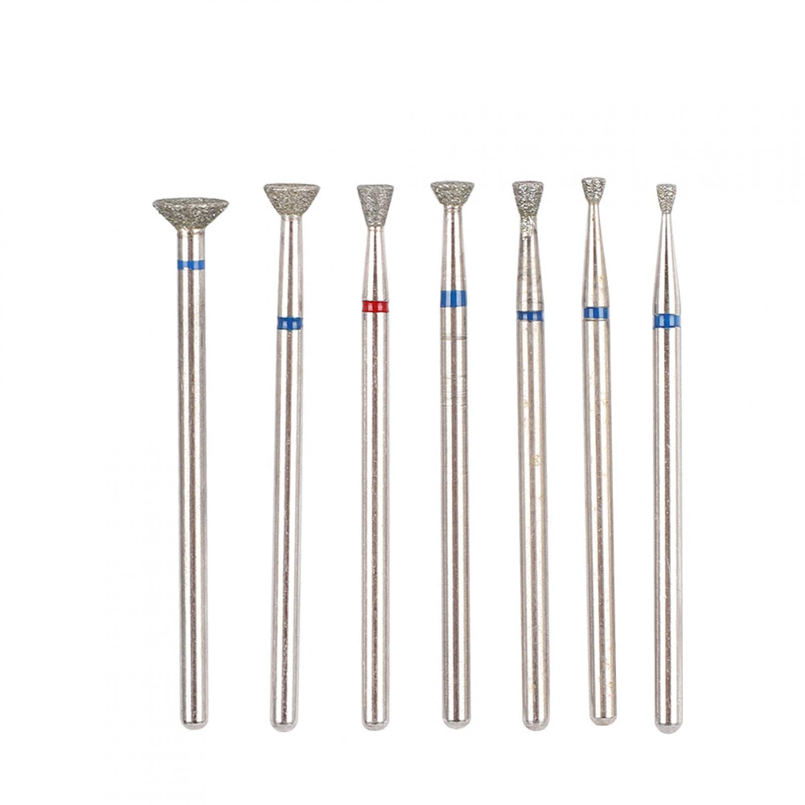 6pcs Professional Nail Drill Bits Set for Electric Manicure - Cone, Sealing, Sanding, Polishing & Cuticle Bits | Perfect for Salon & Home Nail Care, Pedicure & DIY Nail Art (#3)