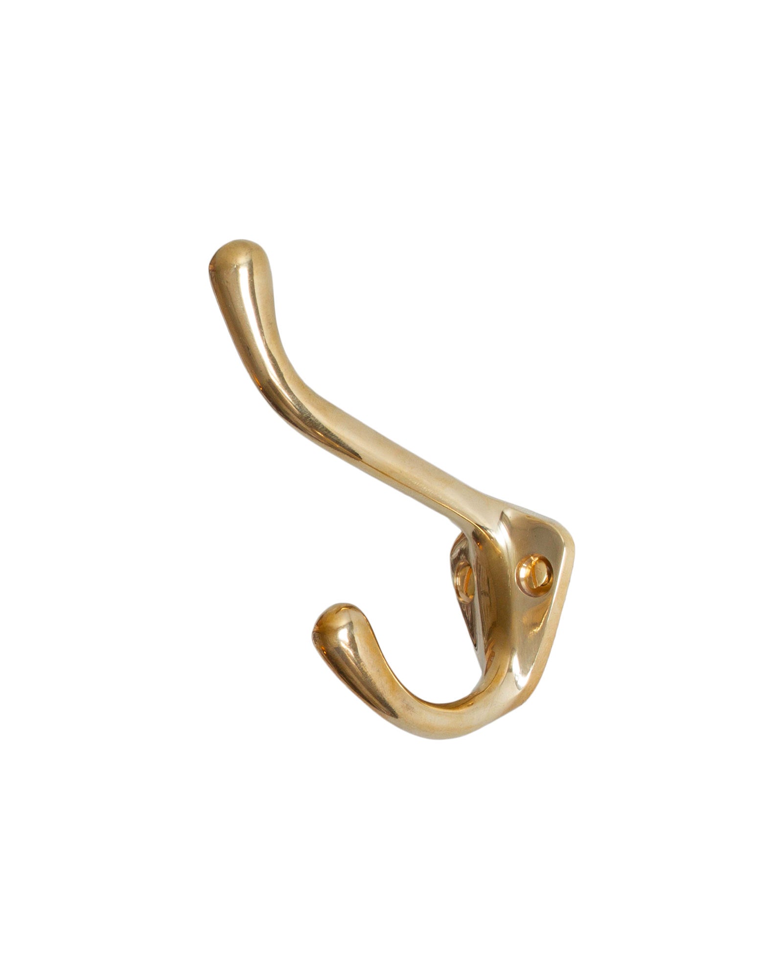 Vintage Brass Coat Hook & Hat Rack - Heavy Duty Wall Mounted for Jackets, Hats & Bags - Perfect for Entryway, Bedroom & Closet Organization