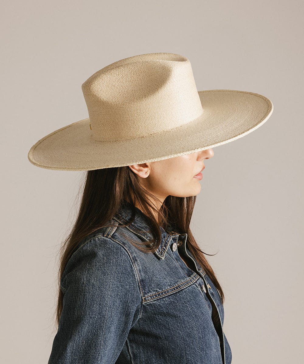 Stylish Tate Western Wide Brim Straw Hat for Women - Summer Beach Sun Hat with UPF Protection - Perfect for Outdoor, Vacation, and Country Music Festivals