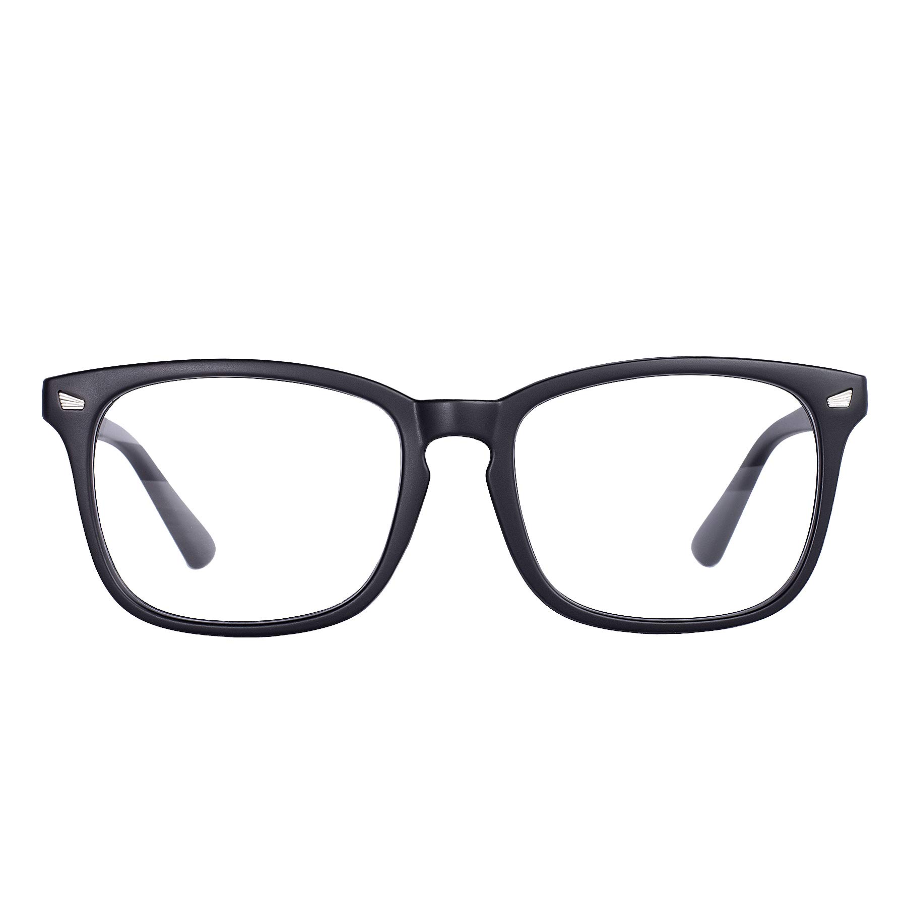 MAXJULI Blue Light Blocking Glasses for Women & Men - Anti Eyestrain Computer Glasses, Gaming Glasses, TV & Phone Screen Glasses (Matt Black) - Perfect for Office Work, Online Classes & Nighttime Screen Use