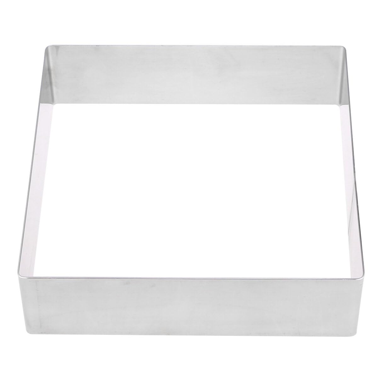 Luxshiny Adjustable Stainless Steel Square Mousse Cake Mold - Bunny Silicone Baking Ring for Mousse, Biscuit & Cake Decorating | Perfect for Birthday Parties, Wedding Cakes & Home Baking