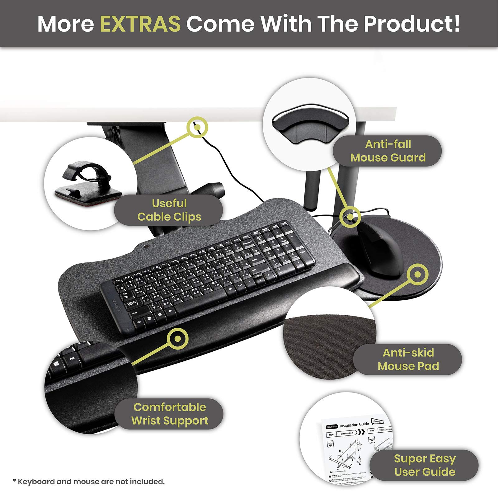 Under Desk Keyboard Tray - 20