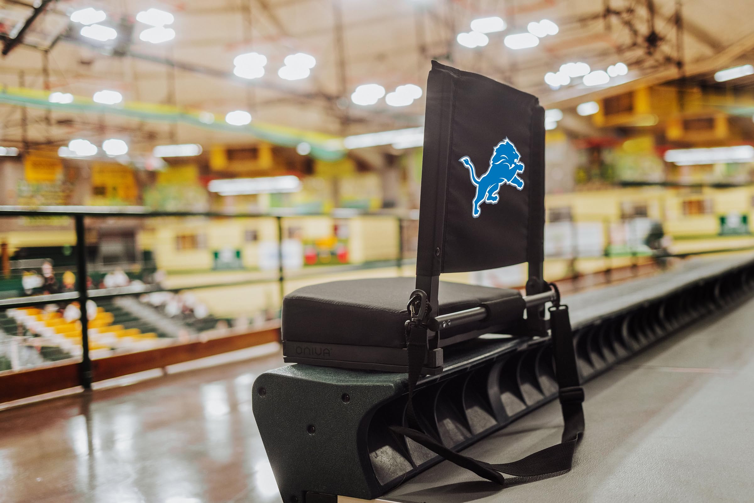 PICNIC TIME NFL Gridiron Stadium Seat - Lightweight Portable Folding Chair for Bleachers & Benches | Unisex Adult Stadium Seat | Perfect for Football Games, Tailgating & Outdoor Events