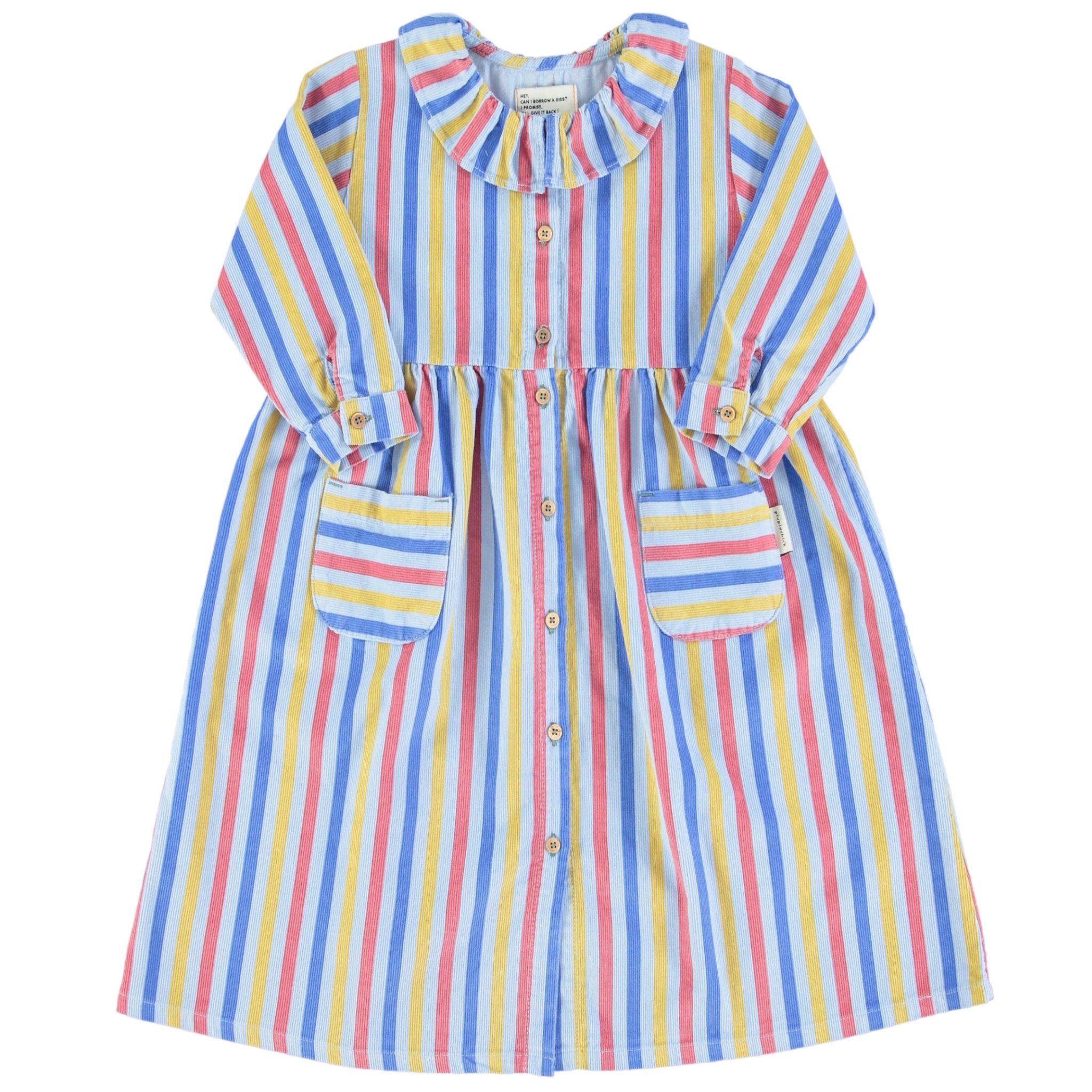 Piupiuchick Women's Long Striped Shirt Dress - Casual Flowy Tunic Dress for Summer, Beach, Office & Date Night