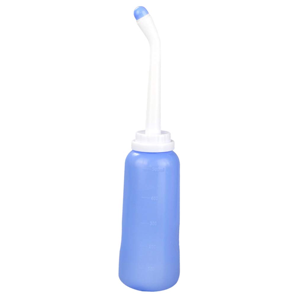 Portable Bidet Bottle - Travel Bidet Sprayer with Nozzle for Personal Hygiene, Postpartum Care & Outdoor Use - Ideal for Adults, Women & Camping - 1PC