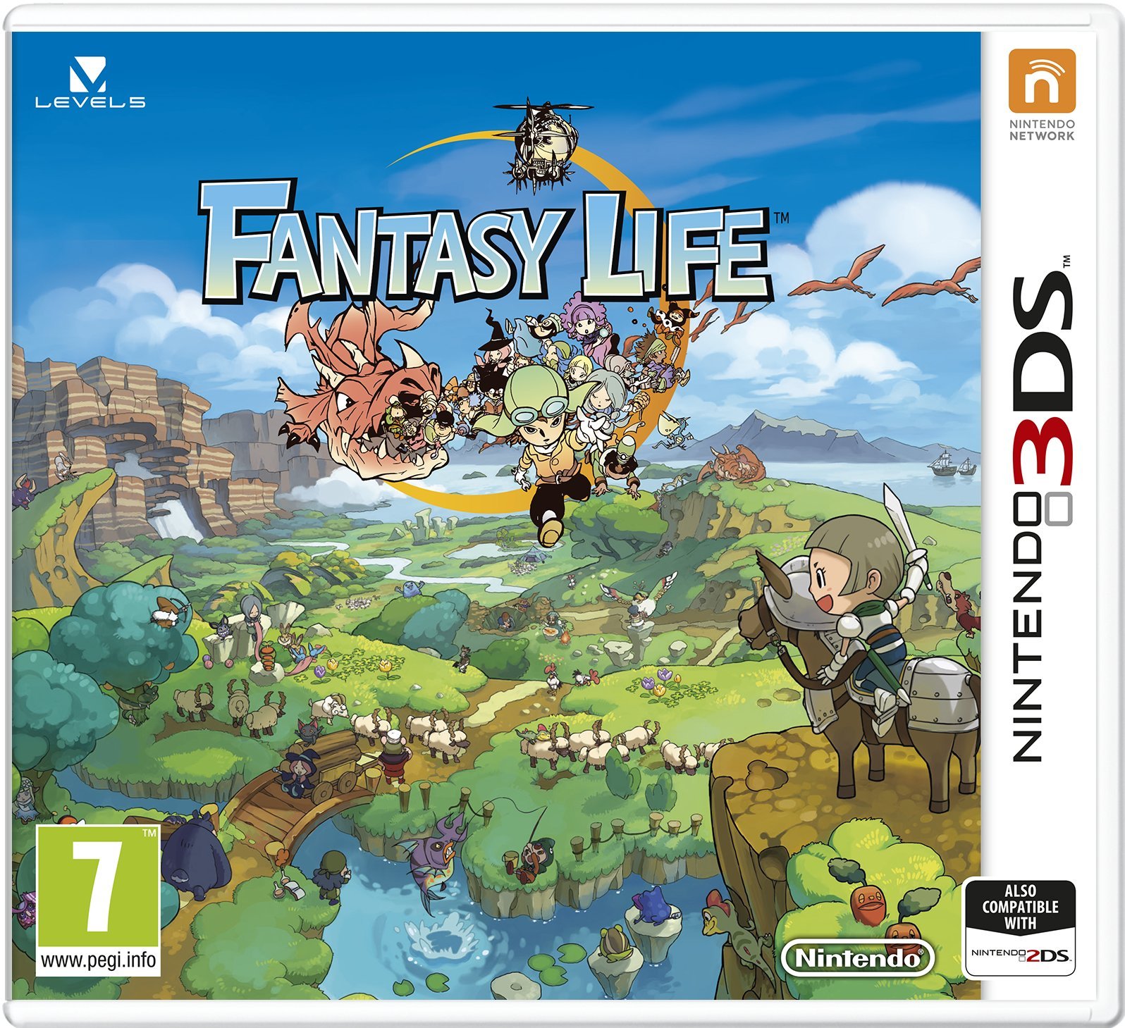 Fantasy Life - Nintendo 3DS Game | Adventure RPG Simulation | Perfect for Travel & Casual Gaming
