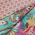 Vibrant 3-Piece 100% Cotton Quilt Bedding Set - Full/Queen Size for Cozy Bedroom Decor | Perfect for Guest Rooms, Dorms & Master Suites