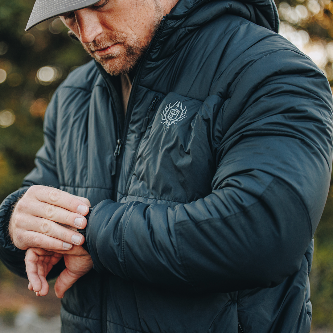 Men's Winter Tundra Jacket - Waterproof Windproof Insulated Outdoor Coat for Hiking & Camping - Black