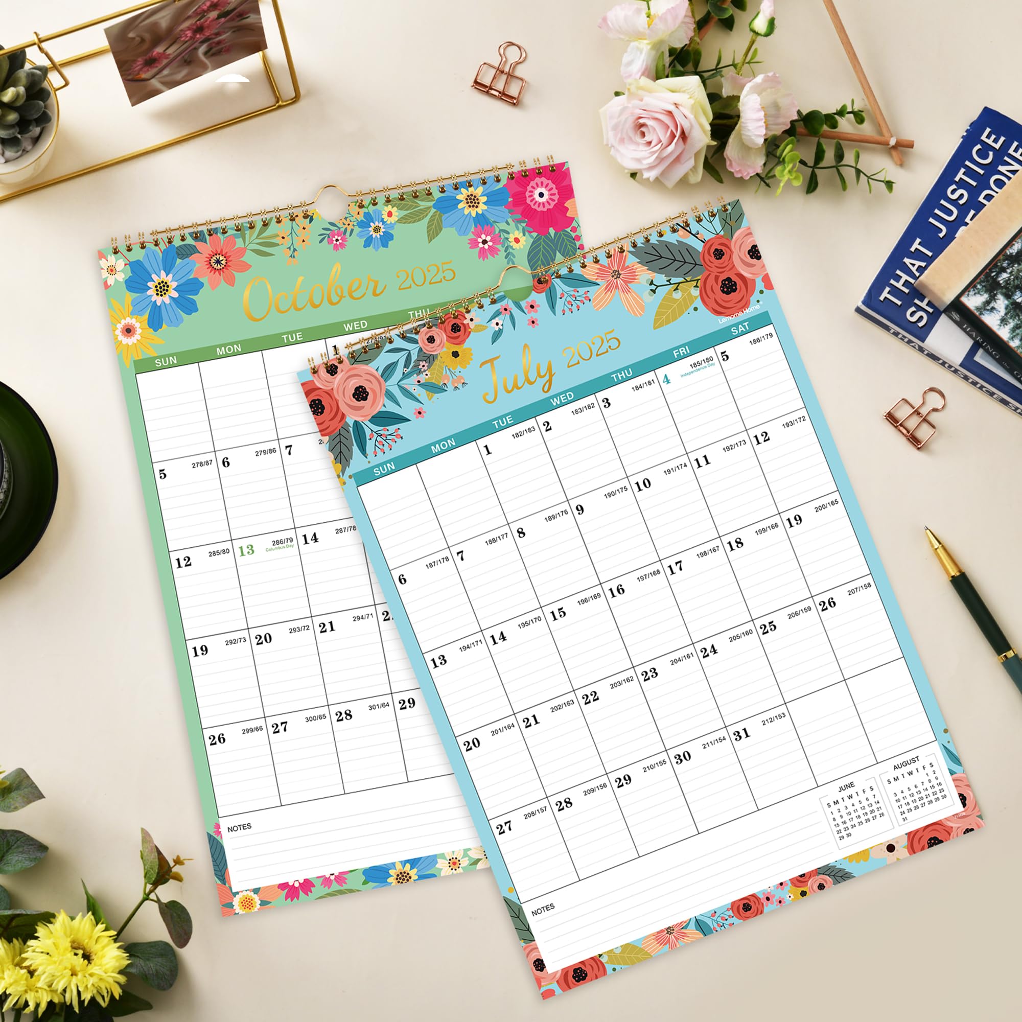 2025-2026 Wall Calendar - 18 Month Large Planner (July 2025-December 2026) | 12