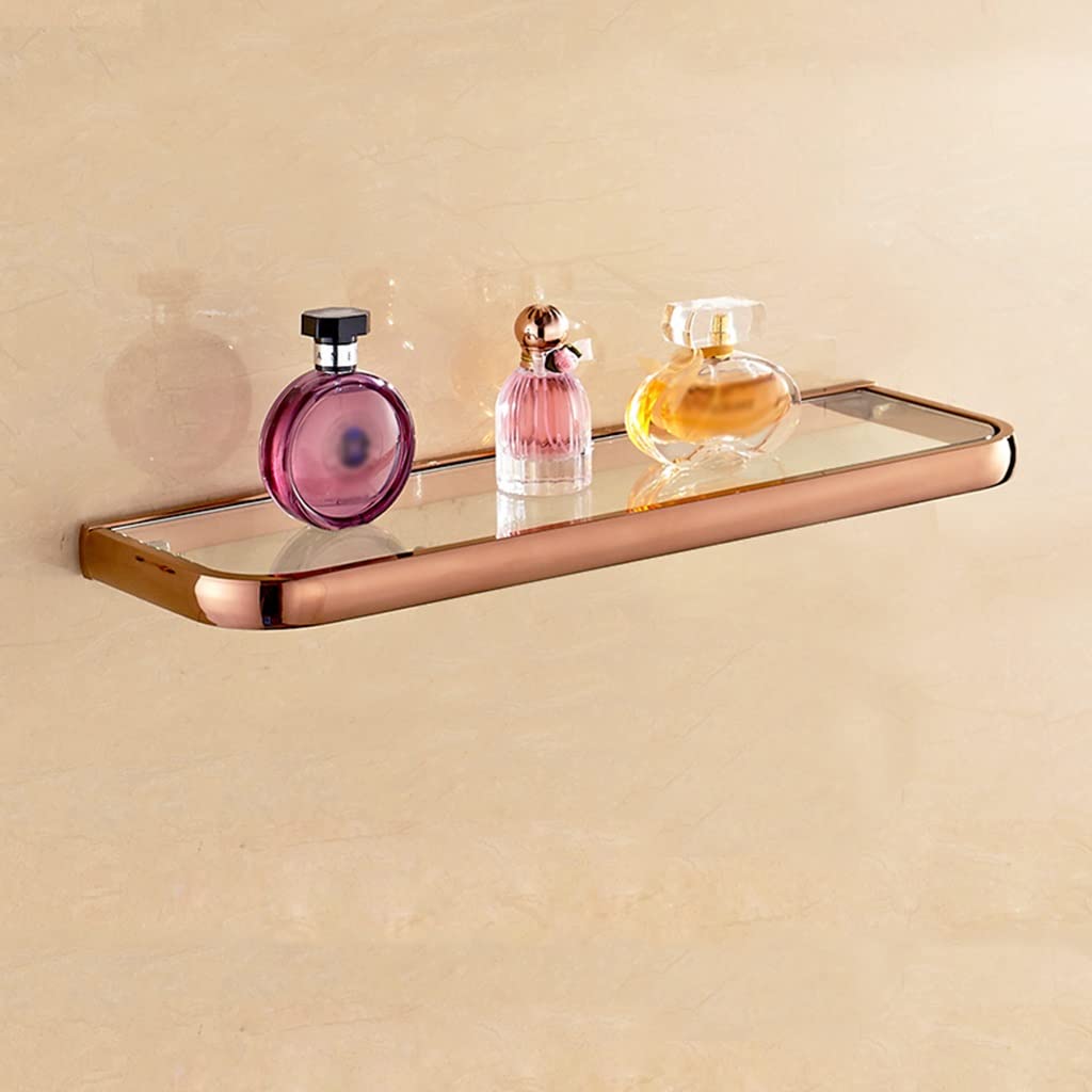 Premium Rose Gold Full Copper Bathroom Hardware Set - Wall Mounted Towel Rack, Towel Holder, Toilet Paper Stand - Luxury Bathroom Accessories for Modern Homes | Perfect for Master Bath, Guest Room & Spa-Style Decor