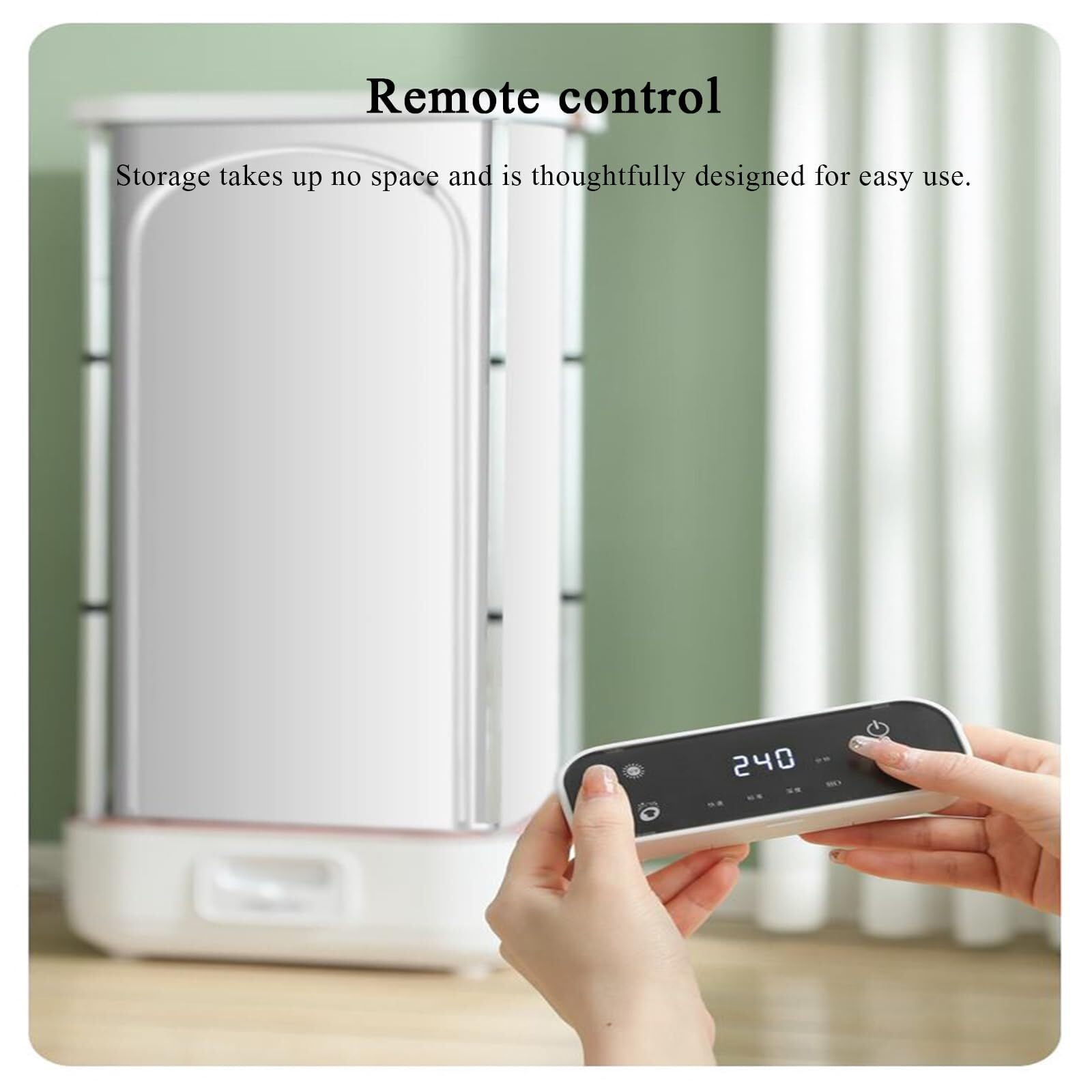 Portable Clothes Dryer Machine - Compact & Foldable Electric Dryer for Quick Drying, Automatic Steam Ironing - Perfect for Apartments, Dorms, Travel & Small Spaces Laundry Care