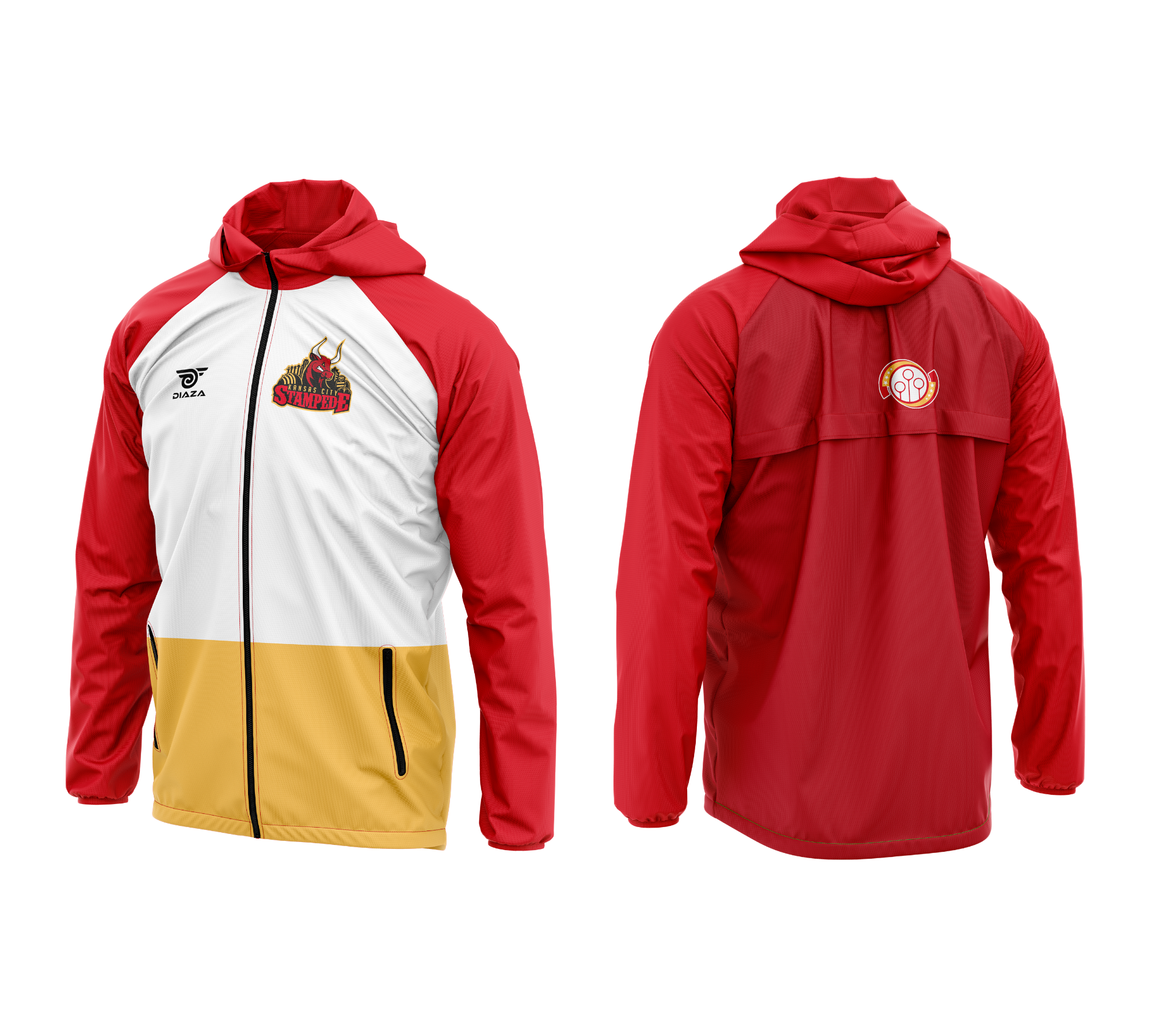 Kansas City Stampede WINDRUNNER Jacket - Lightweight Waterproof Windbreaker for Outdoor Sports & Hiking - Perfect for Running, Cycling, and Travel Adventures