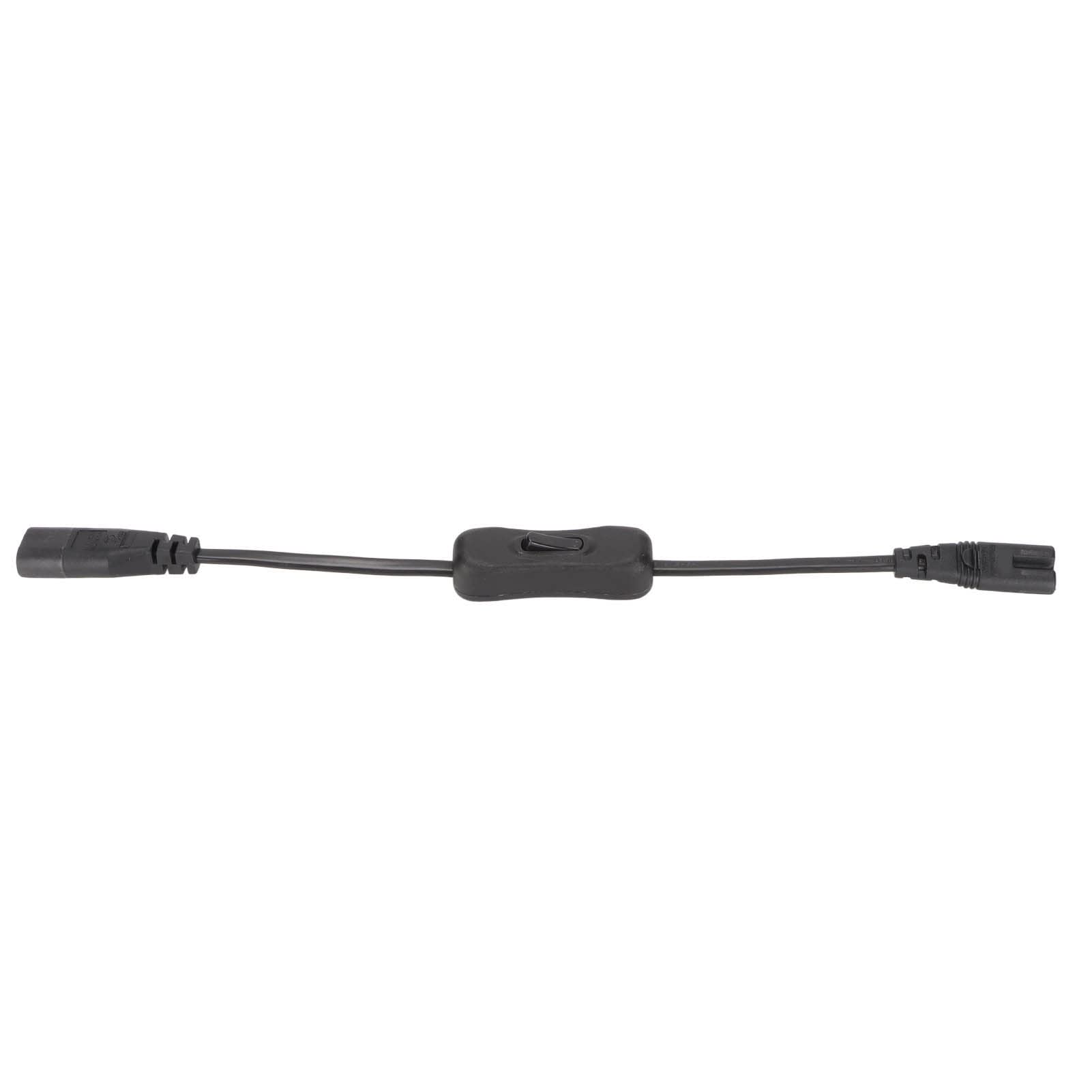 Gaeirt Power Extension Cable - 6ft IEC 320 C8 to C7 Power Cord with On/Off Switch for Desk Lamps, Speakers, and Small Appliances | Perfect for Home Office, Bedroom, and Entertainment Setup