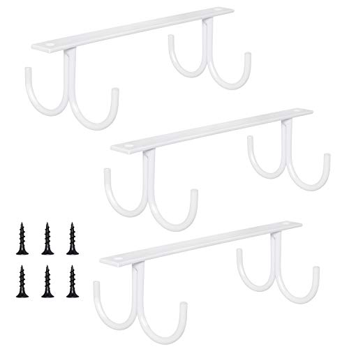 White-3 Pack-12 Hooks
