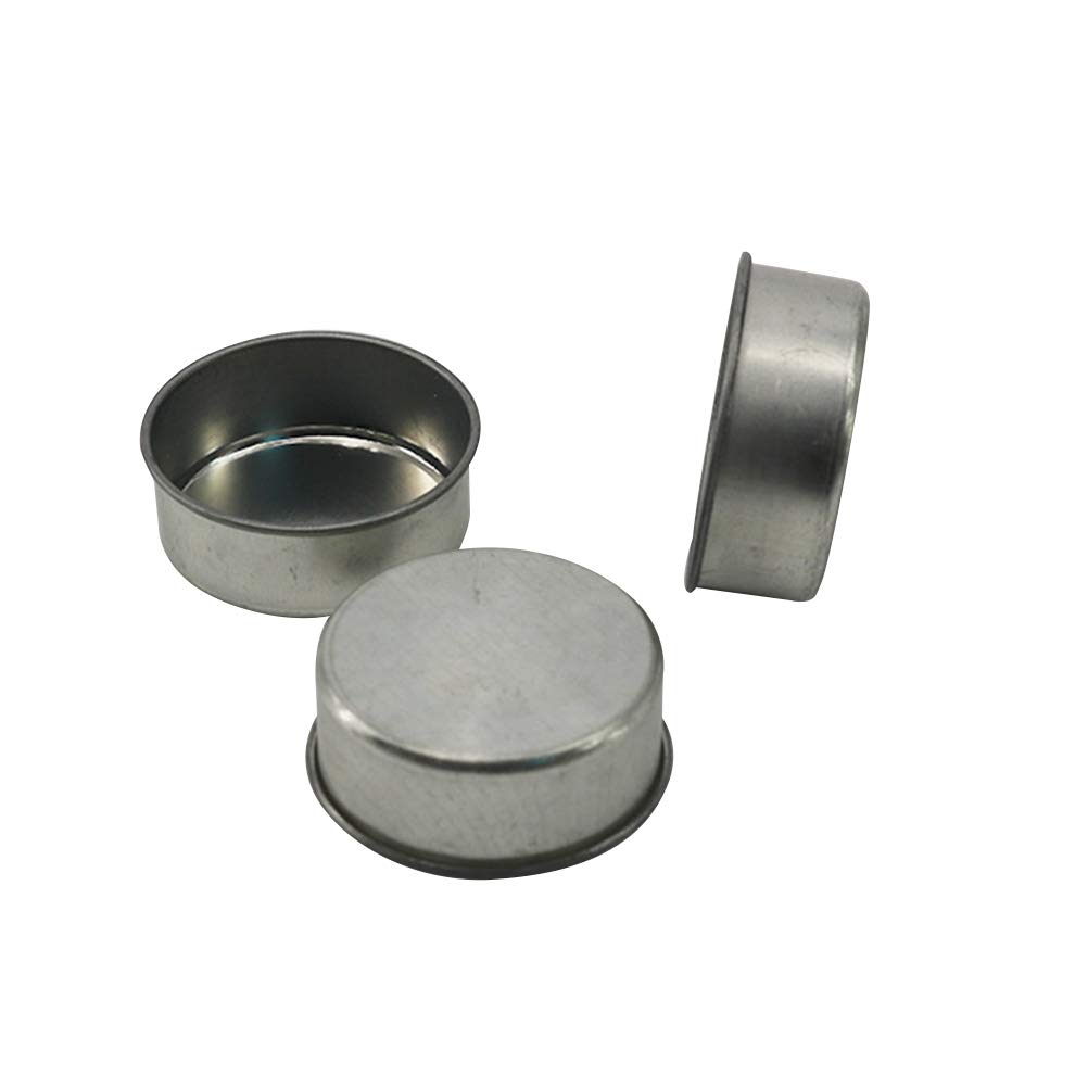 DOITOOL 10 Pack Empty Tealight Candle Tins - Reusable Metal Containers for DIY Candle Making, Wax Melts, Cosmetic Samples & Essential Oils Storage - Perfect for Home Decor, Spa, Wedding Favors and Craft Projects