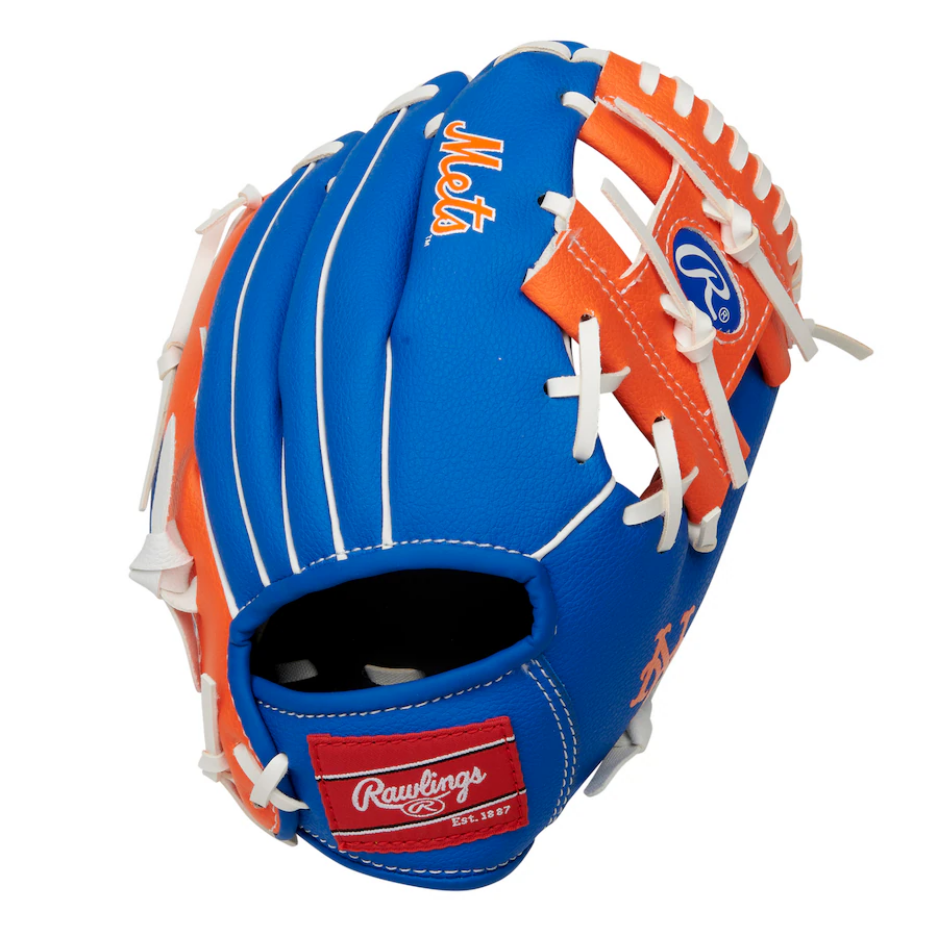 Rawlings New York Mets Tee Ball Glove for Kids 10