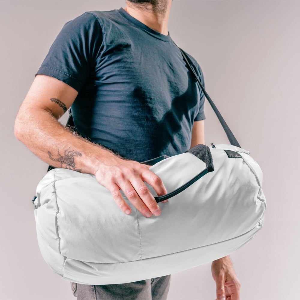 Matador ReFraction Packable Duffle Bag - Lightweight Waterproof Travel Duffel for Camping, Hiking & Gym - Foldable Carry-On Luggage for Outdoor Adventures
