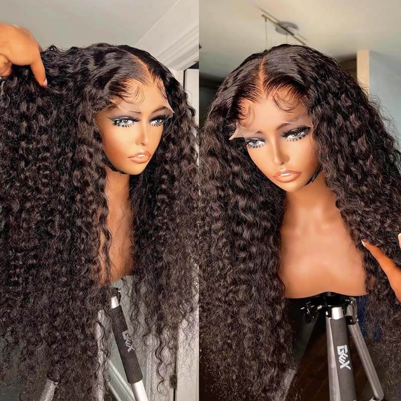 Eullair No-Sew 5x5 13x4 13x6 Lace Front Wigs - Straight/Body Wave/Deep Wave/Curly Human Hair 200% Density | Perfect for Daily Wear, Parties & Special Occasions