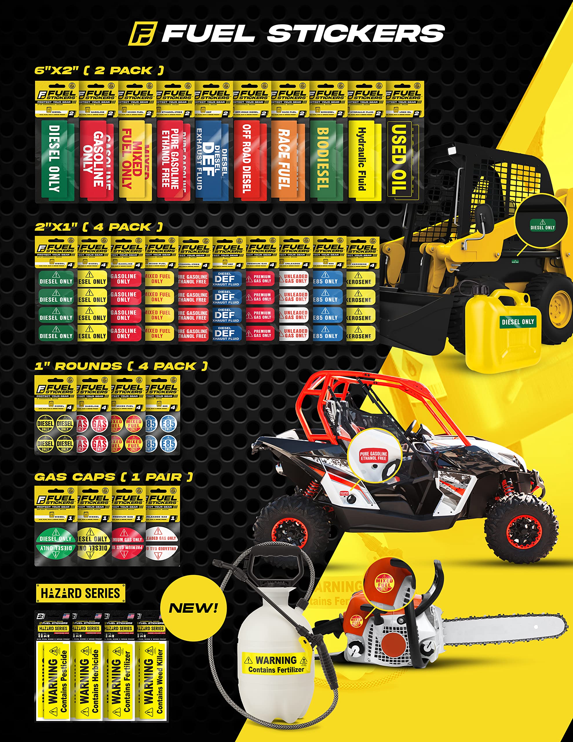 Premium Gas Only Sticker - High Octane 91 & 93 Fuel Labels for ATVs, Sports Cars, Race Vehicles - Weatherproof, Extra Strong Adhesive, Commercial Grade - Made in USA (2x1 Inch, 40 Labels) - Perfect for Fuel Caps, Gas Tanks, Motorcycle Helmets & Racing Gear