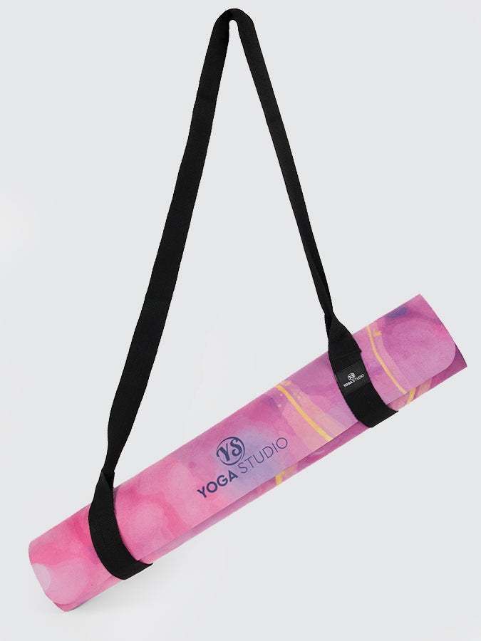 Eco-Friendly Vegan Suede Microfiber Yoga Mat 4mm - Non-Slip, Cushioned for Hot Yoga, Pilates & Home Workouts - Perfect for Beginners & Professionals