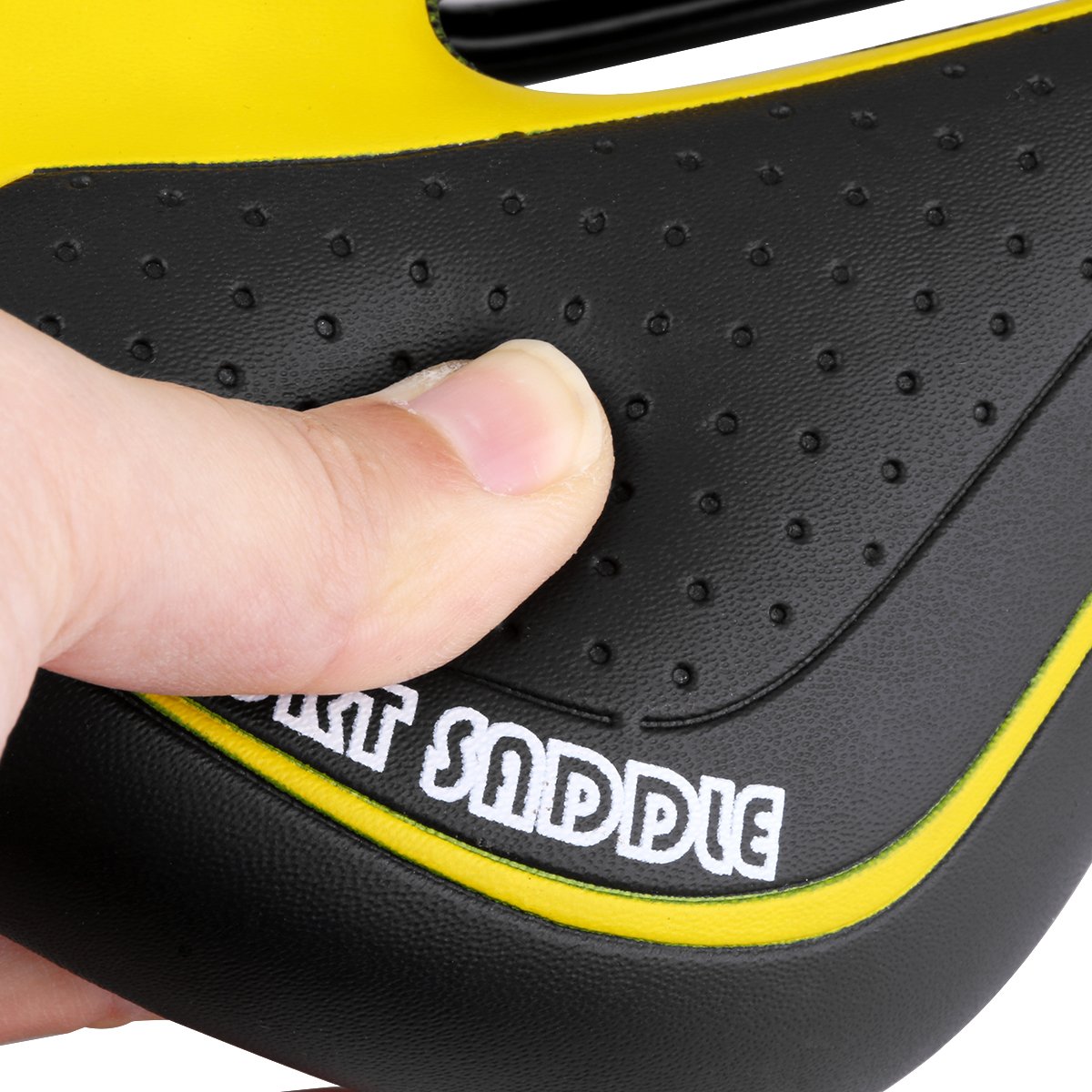 **Breathable Comfortable Mountain Bike Saddle with Central Relief Zone - Ergonomic Design for Road & MTB - Reduce Fatigue for Long Rides & Commuting**