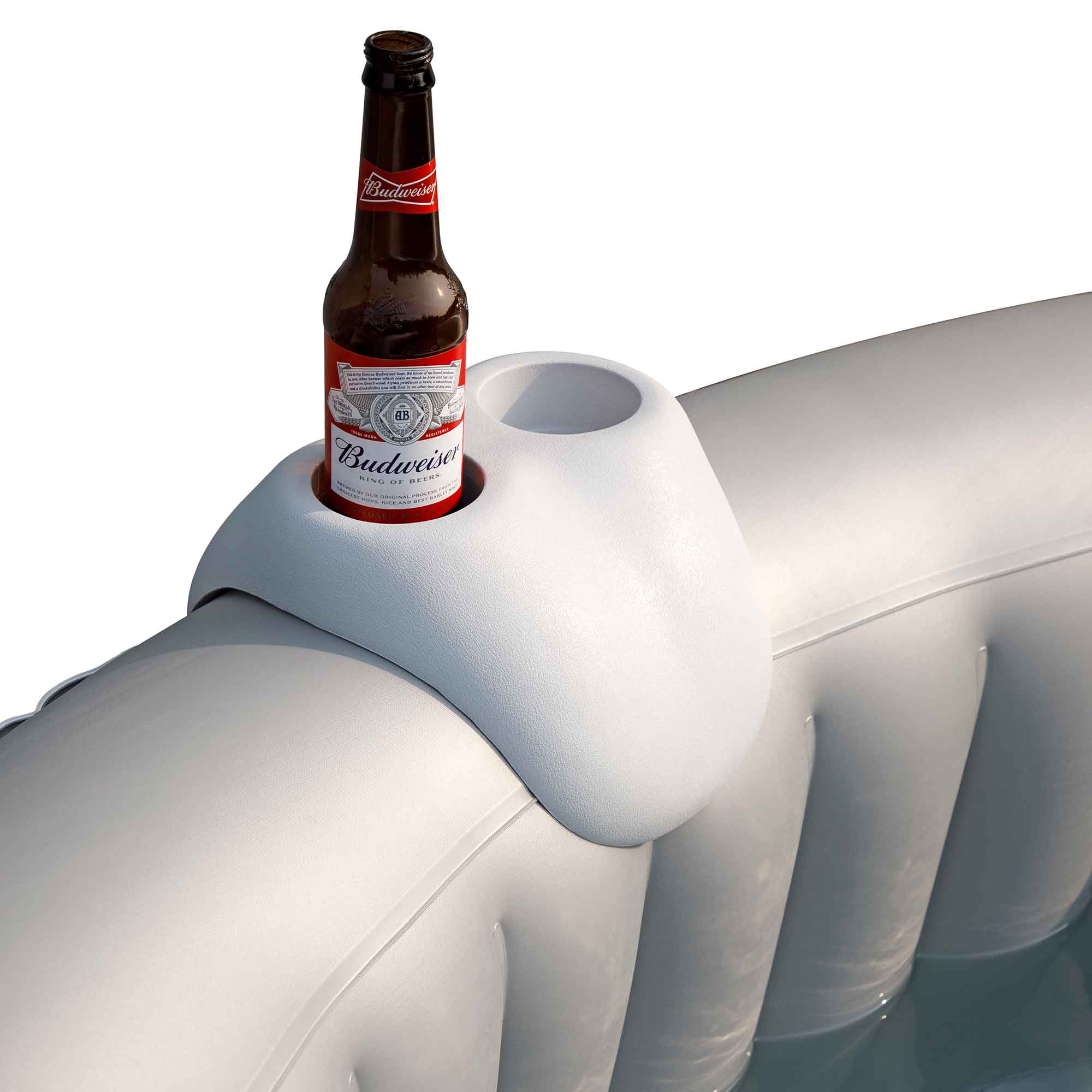 Premium Hot Tub Spa Comfort Set - 2 Headrests & Drink Holder for Ultimate Relaxation | Perfect for Outdoor Jacuzzi, Poolside Lounging & Backyard Spa Retreats